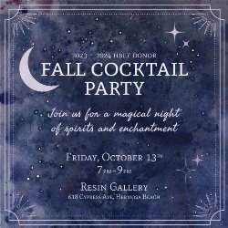 HBEF Donor: Fall Thank You Cocktail Party at the Resin Gallery on 10/13/2023 - 7-9 PM